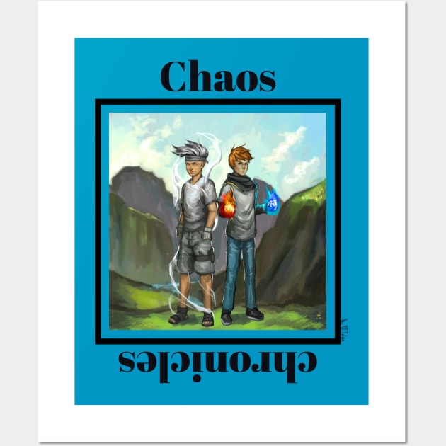 Chaos Chronicles (Zephyr & Hugh) Painting Wall Art by RJ Tolson's Merch Store